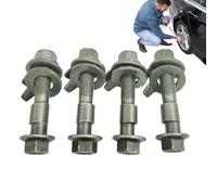 Wheel Alignment Kit | Camber Bolts, Steel Car Suspension Hardware, 12-17mm Adjustable Set For Precise Alignment, Dynamic Balancing, Stable Driving, Easy Install, High-strength Performance, Automotive