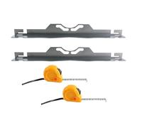 Wheel Alignment Tool, Accurate Car Positioning Board, Heavy Duty Measuring Tool, Front End Alignment Gauge for Truck Suv Rv Tractor Vehicle Automotive Trailer Garage Use, 24.8x1.18x1.18 Inches