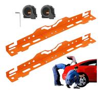 Wheel Alignment Tool - Achieve precise wheel alignment, Toe Plates Wheels Alignments Tool - Alloy Steel Plates Gadget Heavy-Duty Design use for Tire Automotive Autos Home Car Garage Truck