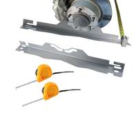 Wheel Alignment Tool, Tire Toe Plate Kit, Accurate Car Positioning Board Set, Metal Alignment System, Precision Vehicle Tracking Device with Easy Read Layout, Automotive Repair Tool for Truck