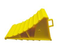 Wheel Chock - Heavy Duty Tire Stop Block, Portable Anti Slip Parking Support with Textured Grip Base High Stability Design, Secure Vehicle Hold Function, Ideal for Car Trailer Truck Garage Driveway Us