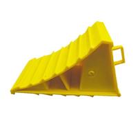 Wheel Chocks - Portable Wheel Stop | Car Parking Stopper | Tyre Saver Brake Stoppers Ridged Wedges for Cars Caravan Horsebox Motorhome Sturdy Anti-Slip Block For Secure Car Trailer