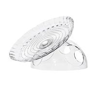 Wheel for Hamster Exercise, Stable Quiet Spinner, 7 Inches Silent Saucer with Viewing Window, Small Animal Toy with Comfort Grip, Pet Accessory Non-Slip Design, Exercise Supplies for Dutch