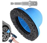 Wheel Hub Cleaning Tool - Car Rim Grinder for Driver, Rust Remover with Replacement, Vehicle Tractor, for Rv, Truck, Trailer, Steel, Easy Use Maintenance Cleanliness Functionality 400g