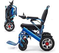 Wheel-hy Silla de Ruedas eléctrica de Aluminio Plegable - Prim Ancho de Asiento 45 cm