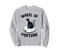 Wheel of Fortune Cat Joke Robot Aspirador Cat Sudadera
