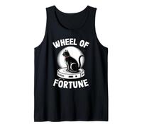 Wheel of Fortune Cat On Robot Aspirador Cat Camiseta sin Mangas