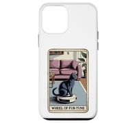 Wheel of Fur-Tune Robot Aspirador Divertido Tarot Tarjeta Gato Carcasa para iPhone 12 Mini