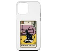 Wheel of Fur-Tune Robot Aspirador Divertido Tarot Tarjeta Gato Carcasa para iPhone 12 Mini