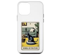 Wheel of Fur-Tune Robot Aspirador Divertido Tarot Tarjeta Gato Carcasa para iPhone 12 Mini