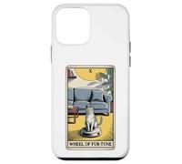 Wheel of Fur-Tune Robot Aspirador Divertido Tarot Tarjeta Gato Carcasa para iPhone 12 Mini