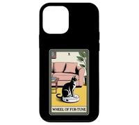 Wheel of Fur-Tune Tarot Card Cat Robot Aspirador Cat Carcasa para iPhone 12 Mini