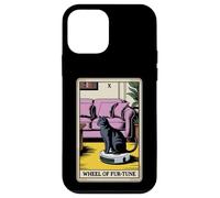 Wheel of Fur-Tune Tarot Card Cat Robot Aspirador Cat Carcasa para iPhone 12 Mini