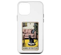 Wheel of Fur-Tune Tarot Card Cat Robot Aspirador Cat Carcasa para iPhone 12 Mini
