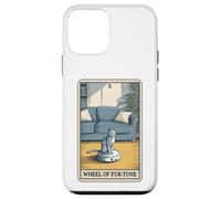 Wheel of Fur-Tune Tarot Card Cat Robot Aspirador Cat Carcasa para iPhone 12 Mini