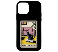 Wheel of Fur-Tune Tarot Card Cat Robot Aspirador Cat Carcasa para iPhone 12 Mini