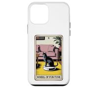 Wheel of Fur-Tune Tarot Card Cat Robot Aspirador Cat Carcasa para iPhone 12 Mini