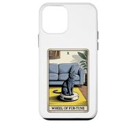 Wheel of Fur-Tune Tarot Card Cat Robot Aspirador Cat Carcasa para iPhone 12 Mini