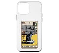 Wheel of Fur-Tune Tarot Card Cat Robot Aspirador Cat Carcasa para iPhone 12 Mini