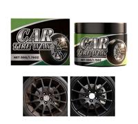 Wheel Shine - 50g Tire Refurbishing Paste with Deep Gloss Finish | Protective Coating Professional Wheel Detailing Agent for Car, Truck, Motorcycle, Bike Cleaning or Restoration, 1.97x1.65in