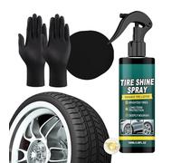 Wheel Shine, Tire Cleaner, 6.61 Inches Long Lasting Supply Sponge Gloves, Car Detailing Accessory with Secure Grip, Garage Tool with Lightweight Build, Home Accessories for Sedan Truck RV Motorcycle