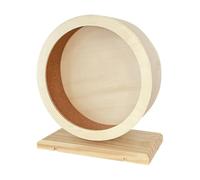 Wheel Silent, Wooden Spinner for Hamsters, Hedgehog Exercise Toy, Small Animal Workout Accessory, Pet Supplies Gerbil, Chinchilla, Mice, Cage Critters Training Fun Medium, Large