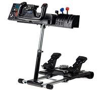 Wheel Stand Pro DELUXE V2, joystick y pedales Saitek Pro Rudder, Pro Flight Yoke System