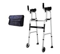 Wheel Walking Frame Support Pad Thick Aluminum Alloy Rehabilitation Auxiliary Walking Frame Elderly Walking Aid Height Adjustable (Size : B) Yearn for (C)