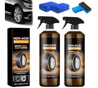 Wheelblaze Wheel Cleaner,Wheel Blaze Versatile and Powerful Rust Converter,Wheel Cleaner Special Highly Effective,Melt Grime & Protect Your Wheels,No Scrubbing,No Damage,Just Shine (2)