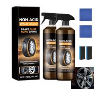 Wheelblaze Wheel Cleaner，wheel Cleaner Special Highly Effective，blaze Versatile and Powerful Rust Converter，Quick Polish & Refurbishment, Turn Filthy Wheel Into Instant Shine-A
