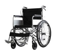 Wheelchairs for Adults, Aluminiumlegierung, Die untauglichen Rollstuhl, beweglichen Laufkatzentopf, Schwarz, eins faltet