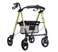 Wheelchairs for Adults, Old Man Walker, Dicke Alufelge mit aufklappbarem Roller im Sitz Old Caddy (Farbe: B)