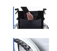Wheelchairs for Adults, Tragbarer zusammenklappbarer Reisewagen für Senioren mit Behinderung, Kreative zusammenklappbare