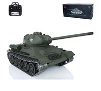wheelfun 1/16 7.0 Henglong T34-85 I FPV RC Tanque 3909 Torreta de 360° para adultos Hobby BB Shooting Airsoft Tank que dispara