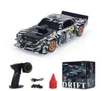 wheelfun 1/43 Coche de Carreras con Control Remoto Drift Car 4WD RC 2.4g Mini Coche de Carreras Modelo de Alta Velocidad RTR