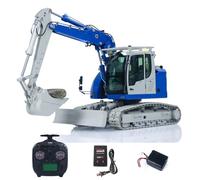 wheelfun Cut Model 1/14 RC Excavadora hidráulica 914 5Ch Válvula de metal Control remoto Digger Luz de advertencia Flysky St8 Sistema de sonido de radio modelo de grado hobby para mayores de 14 años