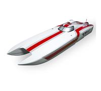 Wheelfun G30E Fabricado con Kevlar 30Cc Gasolina Racing ARTR RC Barco Modelo W/O Sistema de Radio Modelo de Grado Hobby