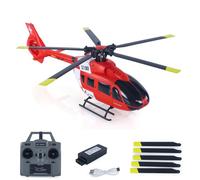 wheelfun Helicóptero de control remoto 1/30 Rc Era 2.4G 6Ch C190 H145 6 ejes Gyro localización de flujo óptico Altitud Hold Flybarless Rtf