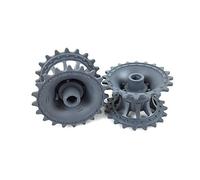 wheelfun Heng - Piñones largos de plástico RC Tank para 1/16 German Tiger I 3818 Panther 3819 Accesorios de tanque de repuesto
