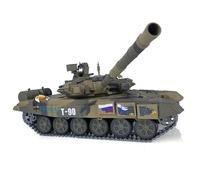 wheelfun Henglong 1/16 7.0 actualizado Rusia T90 RTR RC Tanque 3938 con torreta de 360° ojos rojos para Hobby BB Shooting Airsoft Tank que dispara modelo de grado hobby para adultos