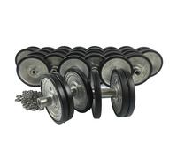 wheelfun Henglong 1/16 German Panther V 3819 TigerI 3818 RC Tank Metal Road Wheels 2Rims Adult Hobby