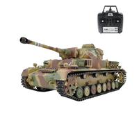 wheelfun Henglong 3859 1/16 7.0 Tanque militar RC alemán Panzer IV F2 RTR BB Infrarrojo Combat Steel Gearbox 1800mah Batería Radio