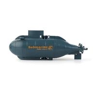 wheelfun Juguete submarino listo para funcionar, mini barco a control remoto, luces de barco de buceo eléctrico, modelo de grado de pasatiempos para adultos