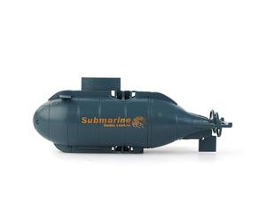 wheelfun Juguete submarino listo para funcionar, mini barco a control remoto, luces de barco de buceo eléctrico, modelo de grado de pasatiempos para adultos