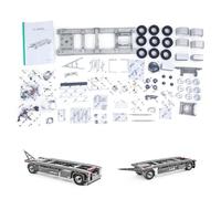 wheelfun Kit de luces de metal 1/14 RC modelo A0065 para control remoto LESU hidráulico Roll On Off Dumper controlado por radio, modelo de grado hobby para mayores de 14 años (kits sin pintar)