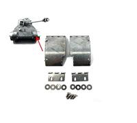 wheelfun MATO RC Model 1/16 German 1228 King Tiger Tank - Guardabarros delantero de metal MT236 tornillos para adultos