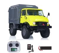 wheelfun Metal LESU 1/10 4 x 4 RC Off-Road Car Rave-Um406 Vehículo recreativo eléctrico de control remoto de 2 velocidades, cabrestante I6S Radio Hobby Grade modelo para mayores de 14 años