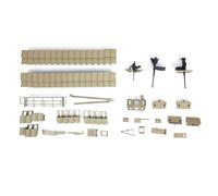 wheelfun Metal M1A2 Abrams TUSKII - Juego de actualización para Tamiya Henglong 1/16 Tanque RC de plástico para adultos