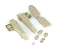 wheelfun RC Tank Part - Juego decorativo de metal para 1/16 Henglong M1A2 Abrams 3918, modelo de tanques para adultos