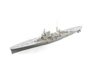 wheelfun Trompetista escala 1/350 05381 - Modelo de buque de guerra estático de plástico, modelo italiano de crucero pesado pola, kit militar sin pintar para colección de adultos